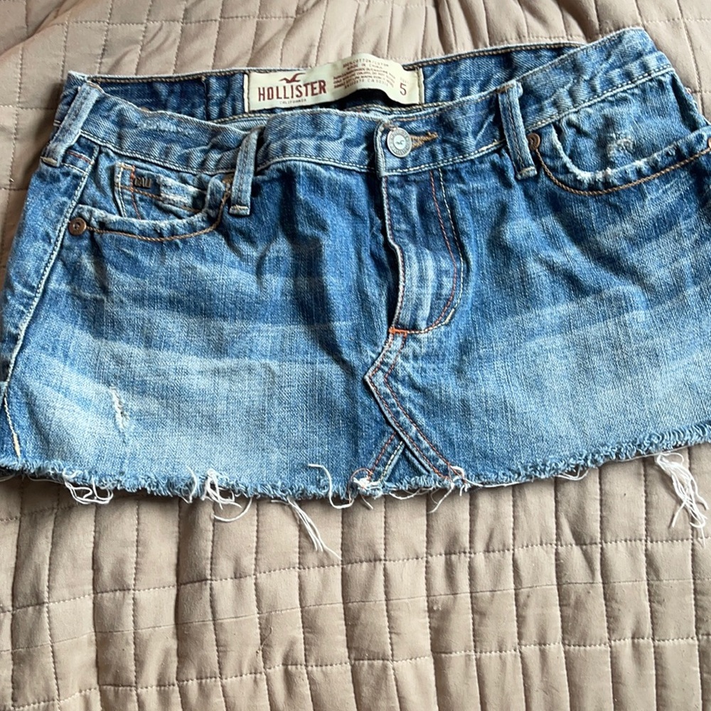 New wo tags Jean skirt from Hollister
